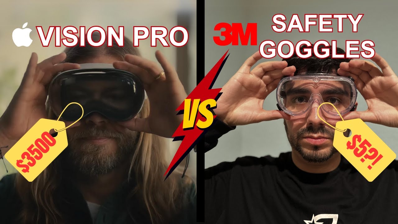 Apple Vision Pro VS. 3M Safety Goggles | WHICH SHOULD YOU BUY???