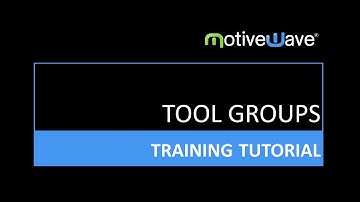 Creating Custom Tool Groups in MotiveWave Trading Platform