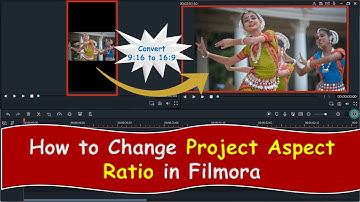 Hoe verander je de beeldverhouding van een project in Filmora | Hoe converteer je een video van 9...