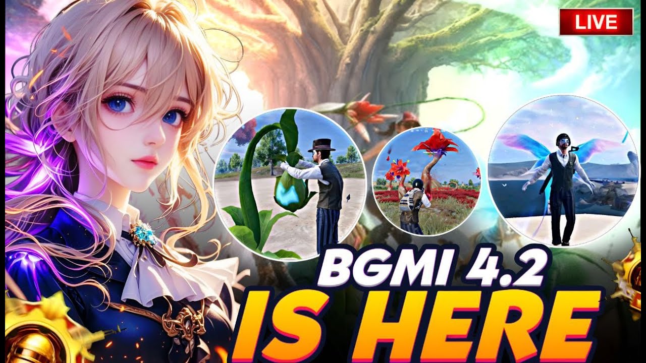 NEW UPDATE 4.2 IS HERE | BGMI LIVE 🔥 