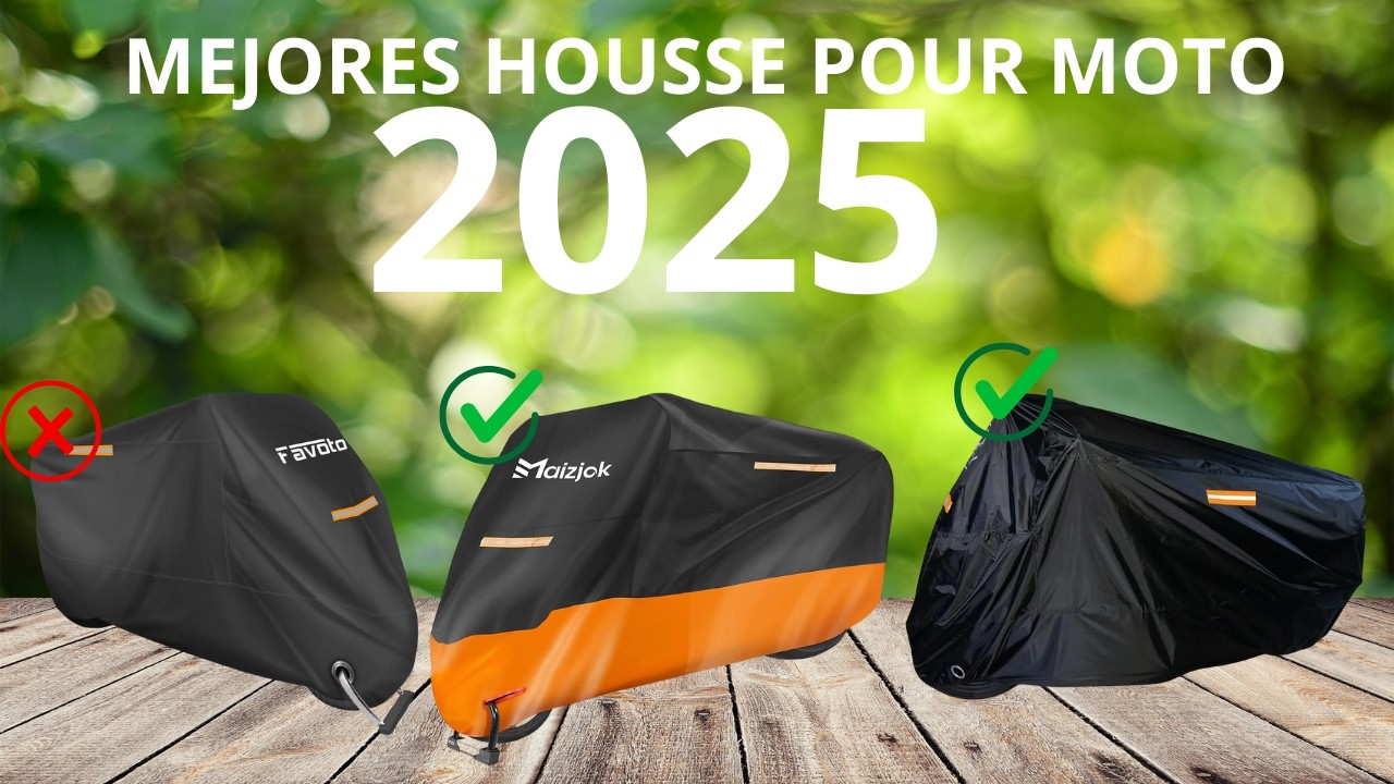 Housse de moto, bâche anti-poussière imperméable 190T pour moto avec