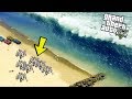 GTA 5 DEVASA TSUNAMİ ALTINDA KALIRSA NE OLUR?