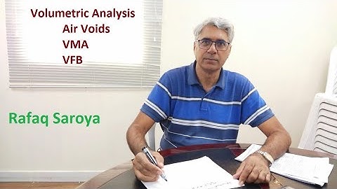 Lecture 17 Volumetric Analysis of site collected HMA Sample