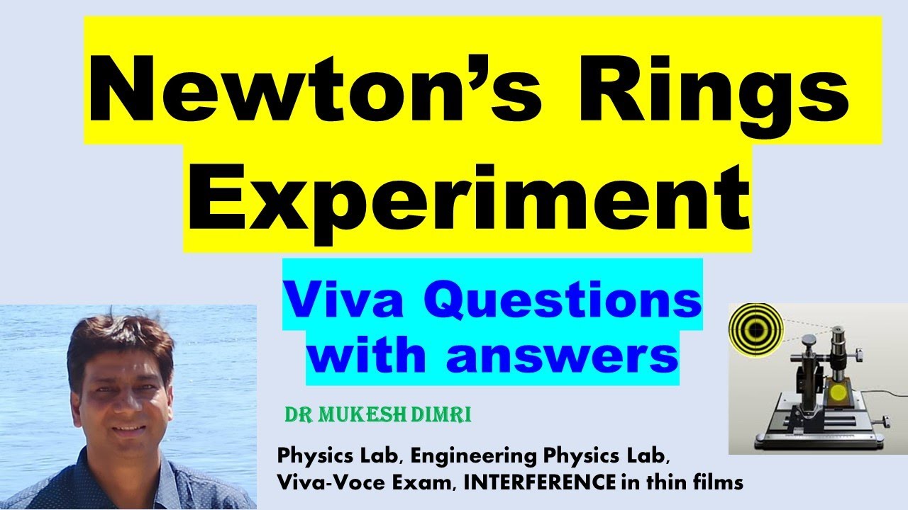 Newton's Ring | Optics | Viva Voce | Practical File - YouTube