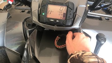 Cranking problem on a polaris 850