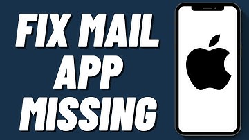 How To FIX Mail App Missing On iPhone (2024)