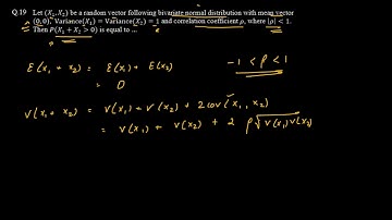 GATE 2019 STATISTICS QUESTIONS DETAILED EXPLANATION WITH ANSWERS IN ENGLISH. EXAM PREPARATION.