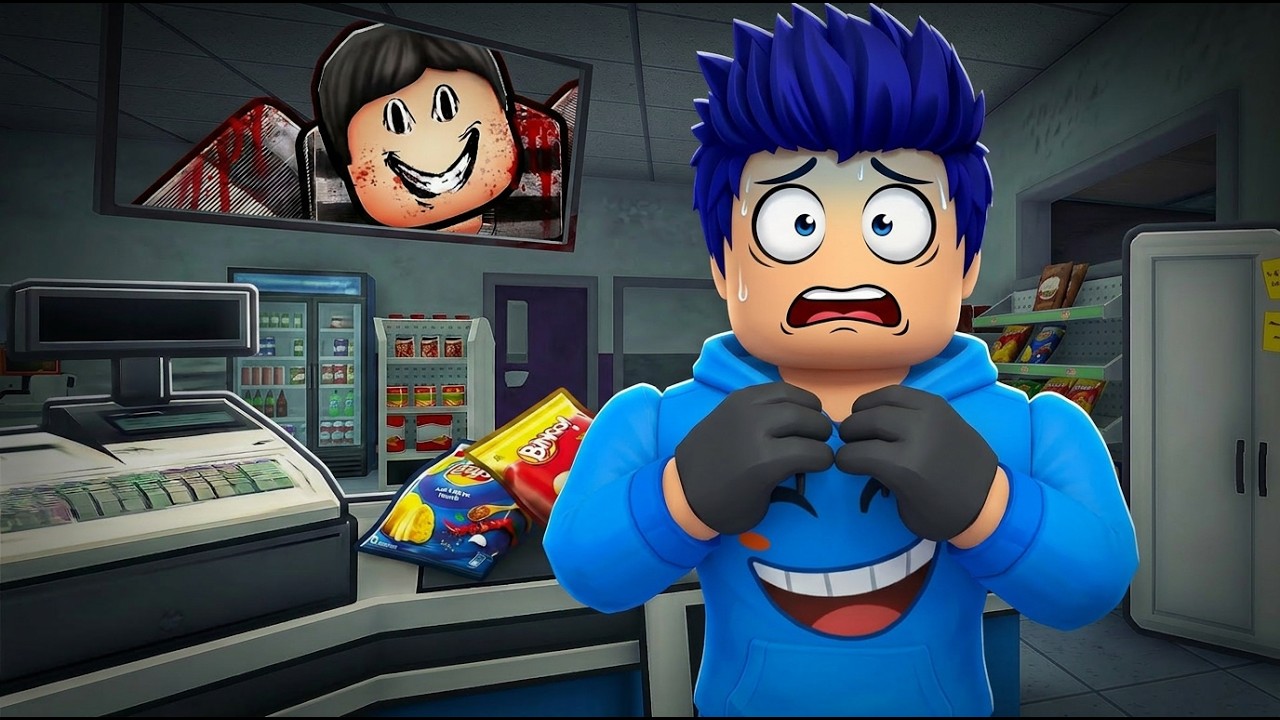 Roblox'ta Gece Vardiyasında Hayatta Kaldım! 😱