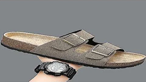 Man's Leather Sandal for Men Beach Sandals Men 2024 Designer Men's Shoes Men's Comfortable