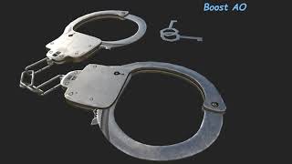 Handcuff Texturing Steps