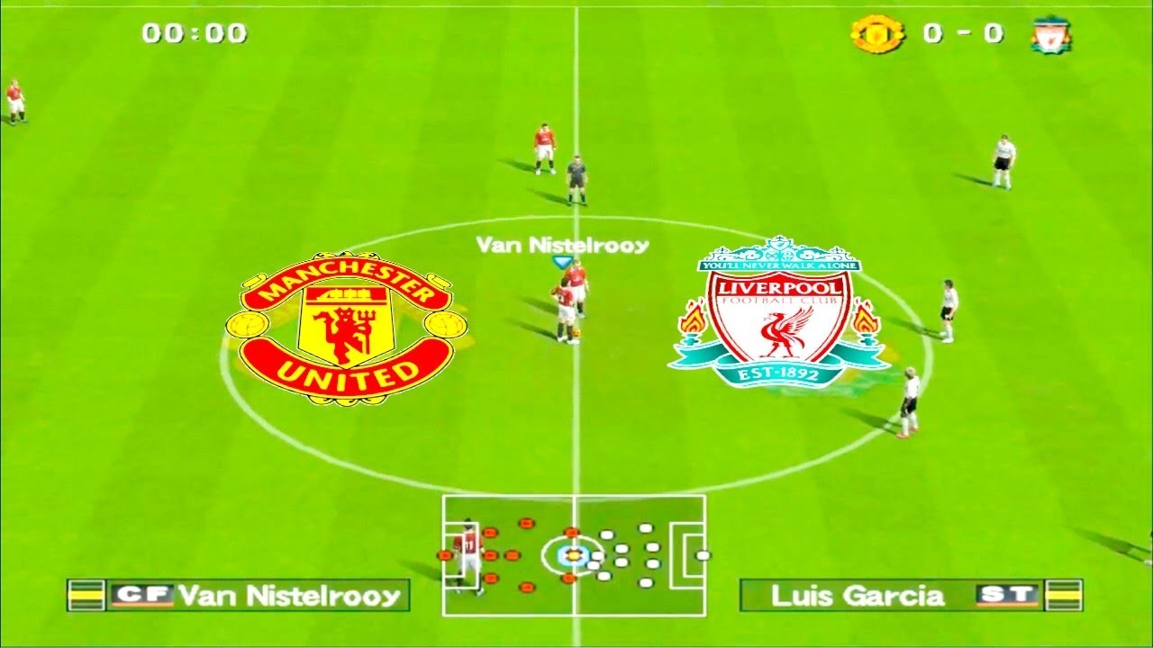 Winning Eleven 10 - Manchester United VS Liverpool I PS 2