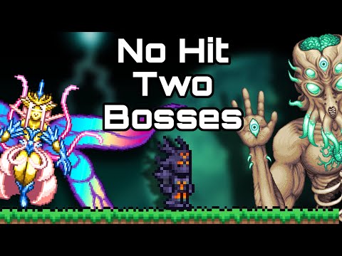 No-Hit Moon Lord and Empress of Light at the same time in 55s | Terraria Mobile 1.4.5.8