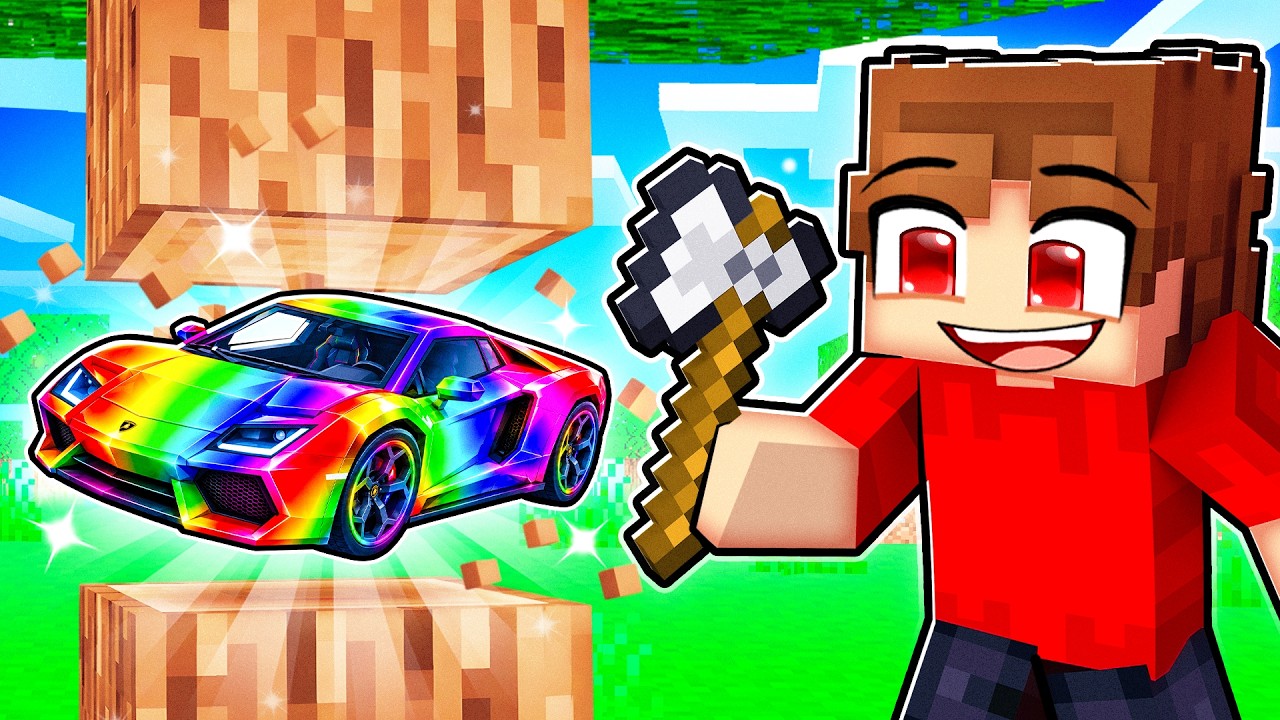 Minecraft, But All Drops Are Cars!