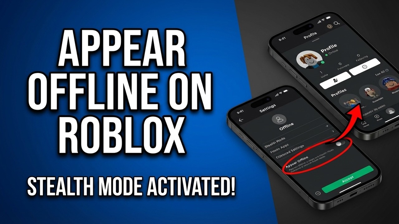 How To Appear Offline On Roblox 2026 Updated Visibility Guide YouTube 