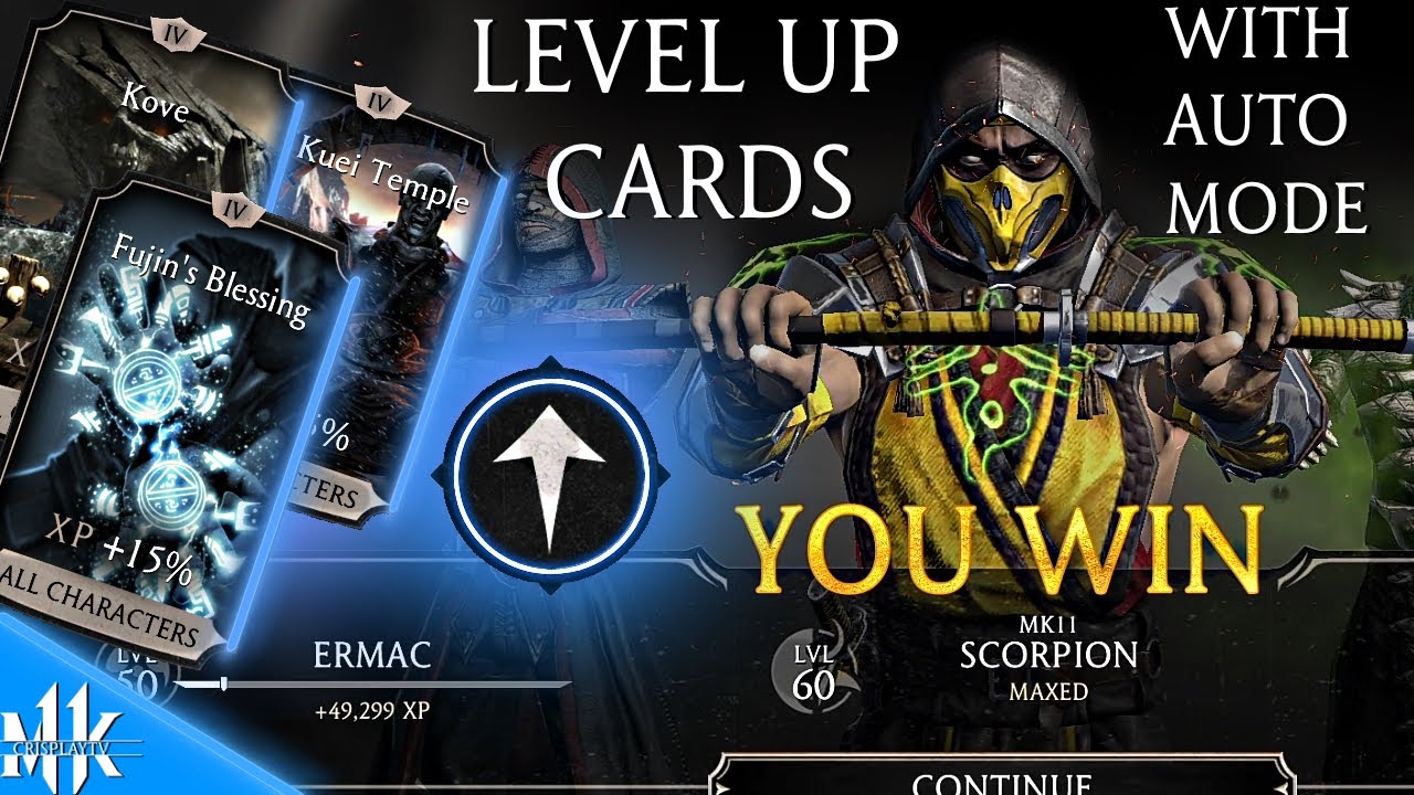 How to Level Up Character Faster and Easy with Auto Mode! MK Mobile