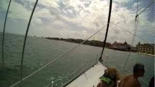 Aboard The Yumil Ik On The Caribbean Sea