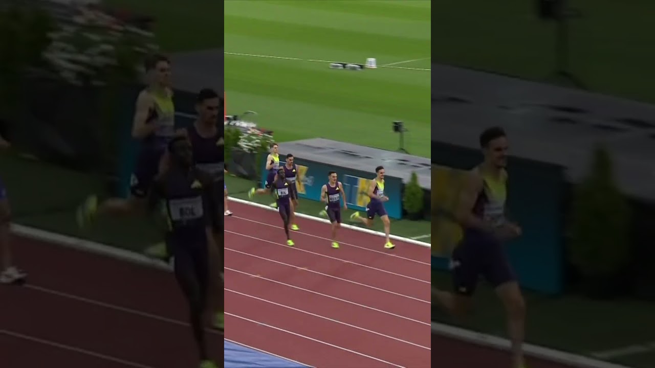 Peter Bol takes down the men's 1000m in a winning 2:15.13 💨
