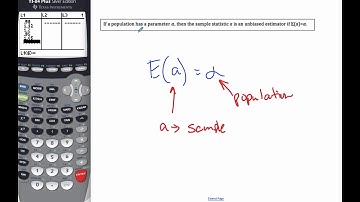 IB Math HL - 15.06.0 Unbiased Estimators concept (Stats Option)