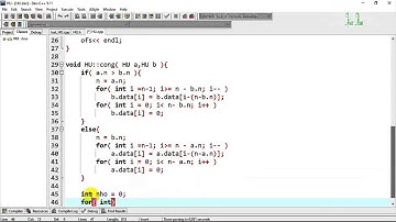 C++: tổng hai số nguyên lớn - Huge integer Class - file processing.