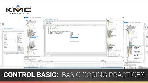 Control Basic: Variables, Statements, Comparisons, Commenting