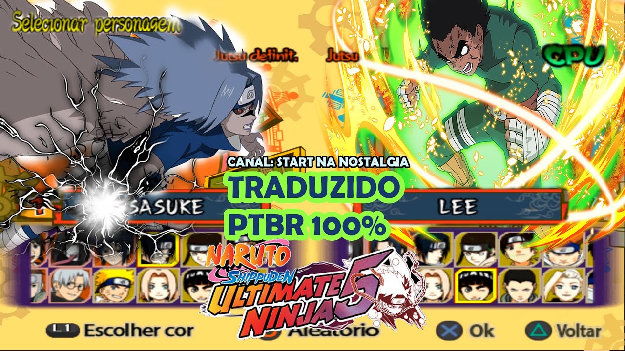 Naruto Ultimate Ninja 5 - EM TRADUZIDO PORTUGUES 🇧🇷🇧🇷 PT-BR 