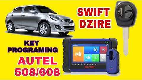 SWIFT DZIRE AKL 2012 | KEY PROGRAMING | AUTEL 508/608