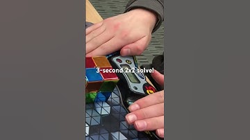 3-second 2x2 solve!