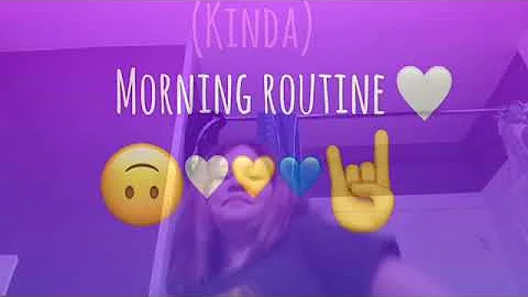 Morning routine time