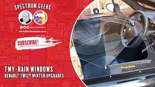 Renault Twizy Twy Rain (2018) Windows Review vs Renault Own Windows