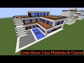 Como Hacer una Casa Moderna en Minecraft (PT1)