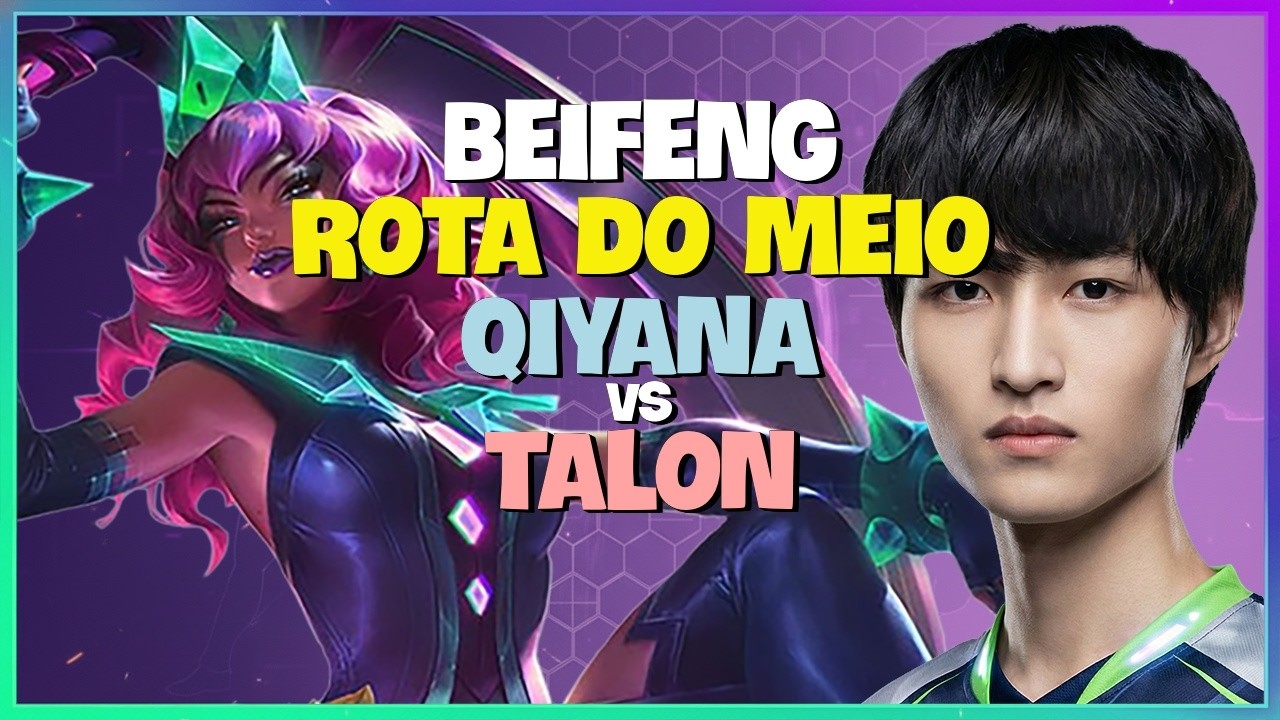 BeiFeng mostra execução de Qiyana nivel Desafiante chinês Legenda em Português