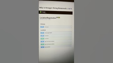 Why is swagger removed from. NET9?