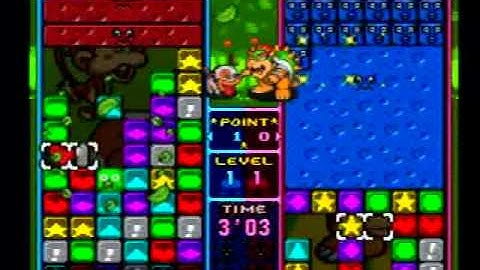 Tetris Attack - Level 7 CPU vs. Me, Part 2