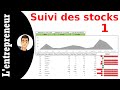 1 faire un suivi des stocks sur excel