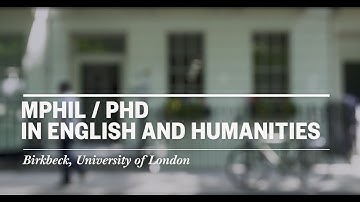 Studying for a PhD in English, Theatre and Creative Writing at Birkbeck, University of London
