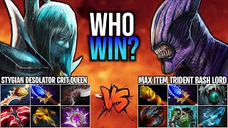 (DUAL PERSPECTIVE) CRIT QUEEN PHANTOM ASSASINS VS BASH LORD FACELESS VOID | DOTA 2