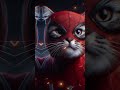 Unleashing chaos watch the hero cat lady face off against a fierce dogcomedymarvel catshorts