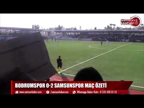 Bodrumspor 0 2 Samsunspor maç özeti