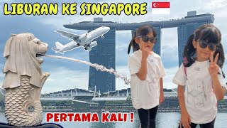 LIBURAN NAIK PESAWAT DAN BUS KE SINGAPORE 😍| QIFA AGUNG