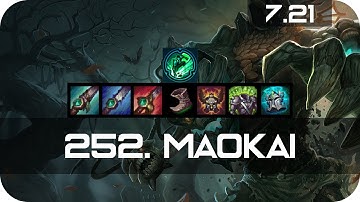 Maokai Jungle vs Shaco Season 7 s7 Patch 7.21 2017 Gameplay Guide Build Normals