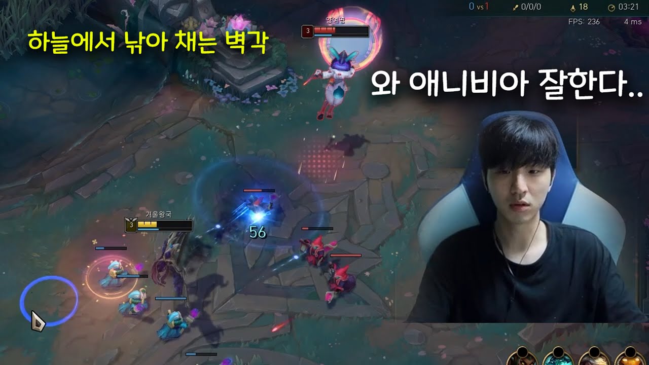 이동기 다 끊어버리는 애니비아 벽각에 넋 나간 챌린저 미드  양여명님