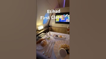 World Most Luxury First Class - Etihad Apartment on A380 #etihad #firstclass
