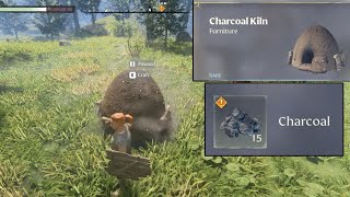 Enshrouded - Get Charcoal kiln & Make CHARCOAL