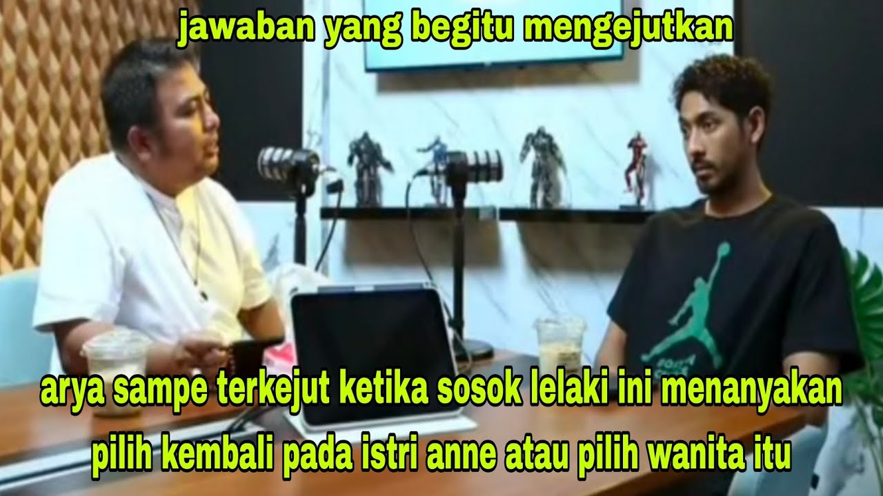 jawaban yang begitu mengejutkan sa'at ditaya sosok lelaki ini pilih istri atau amanda ternyata arya