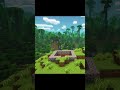 Ultimate Jungle Survival House 🌿🔥 | Hidden Minecraft Starter Base! #shorts