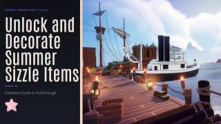 New Summer Sizzle Decor Items — Unlock Guide & Speed Build | DDV