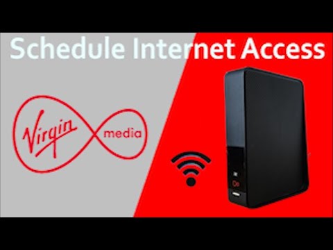 Virgin Media Router Schedule or Restrict Internet Access hub 3.0