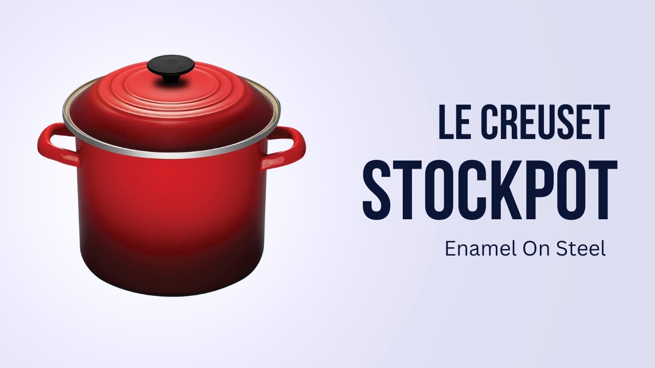 Le Creuset ] enameled steel stove top stockpot