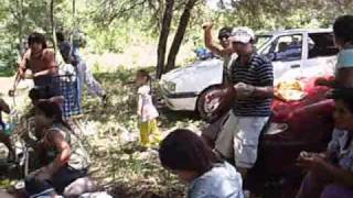 Asado en flia en Barro Negro, jujuy