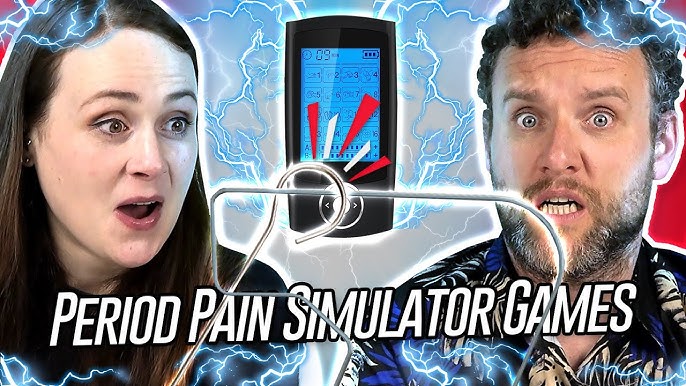 We tried a period cramp simulator! 😱😲, We tried a period cramp simulator!  😱😲, By John Nonny